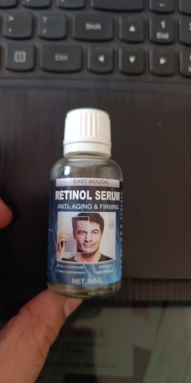 Collagen Men Face Serum Anti Wrinkle Anti Aging Hyaluronic Acid Moisturizing Firming Lifting Brightening Man Facial Skin Care(Pack Of 2)